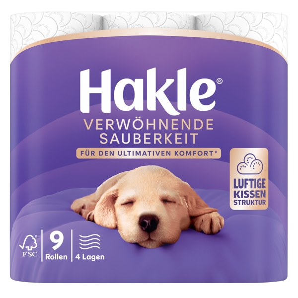 Hakle Verwöhnende Sauberkeit Toilettenpapier Kleinrollen