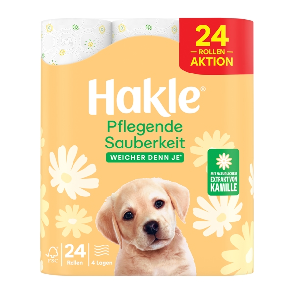 Hakle Pflegende Sauberkeit Toilettenpapier Kleinrollen