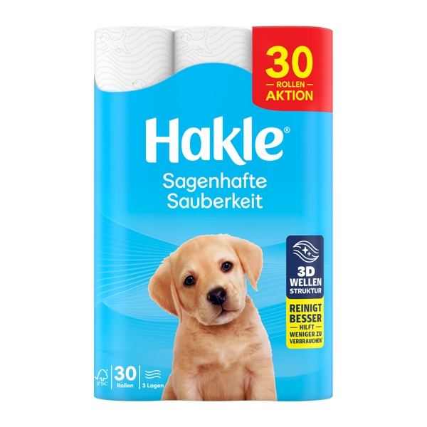 Hakle Sagenhafte Sauberkeit Toilettenpapier Kleinrollen