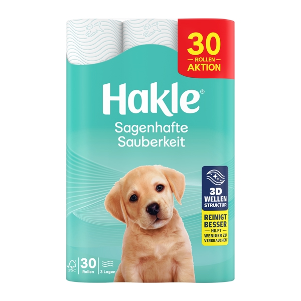 Hakle Sagenhafte Sauberkeit Toilettenpapier Kleinrollen