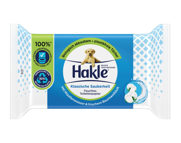Hakle Klassische Sauberkeit feuchtes Toilettenpapier mit Vitamin E Paket à 42 Tücher - Webstar - Hygiene- und Verbrauchsartikel - Medizin- und Pflegeprodukte - Articles d’hygiène et consommables - Produits médicaux et de soins