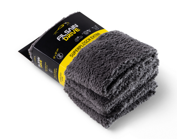 Auto Superplüsch Extra Micorfasertuch 37 x 37 cm, Ideal für die Aussen-, Innen und Displayreinigung oder Hochglanzoberflächen. Erhöhte Schmutzaufnahme, ideal zum Abpolieren, ohne Randvernähung. 432 g/m2 schwarz - Webstar - Hygiene- und Verbrauchsartikel - Medizin- und Pflegeprodukte - Articles d’hygiène et consommables - Produits médicaux et de soins