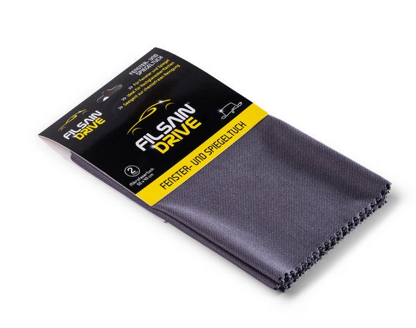 Auto Fenster- und Spiegel Microfasertuch 50 x 40 cm, Ideal für die Reinigung von Fenstern und Spiegeln, ohne Randvernähung. 190 g/2m schwarz - Webstar - Hygiene- und Verbrauchsartikel - Medizin- und Pflegeprodukte - Articles d’hygiène et consommables - Produits médicaux et de soins