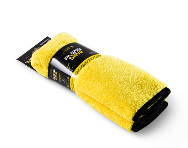 Auto Microfaser Trocknungstuch Super 60 x 30 cm, Ideal für die Trocknung von Lack und glatten Oberflächen. Maximale Wasseraufnahme, superschnelles Ergebnis, rückstandloses Auftrocknen, ohne Randvernähung, superfeine Microfaser. 1210 g/m2 gelb - Webstar - Hygiene- und Verbrauchsartikel - Medizin- und Pflegeprodukte - Articles d’hygiène et consommables - Produits médicaux et de soins