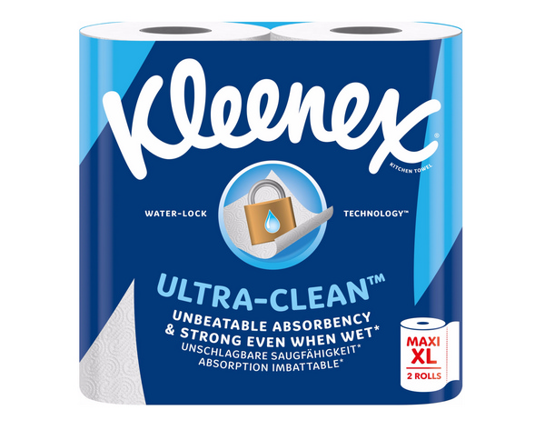 Kleenex Ultra Clean Küchenrollen UCTAD, 2-lagig, Rolle à 74 Blatt 25 x 24,4 cm, weiss - Webstar - Hygiene- und Verbrauchsartikel - Medizin- und Pflegeprodukte - Articles d’hygiène et consommables - Produits médicaux et de soins