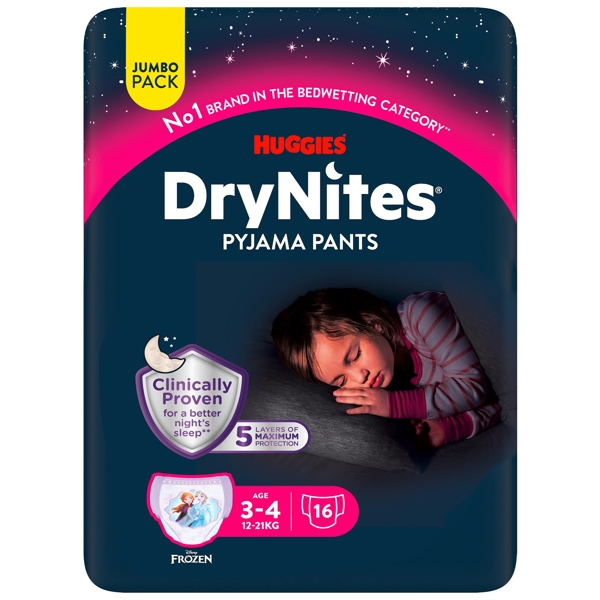 Huggies DryNites Pyjama Windeln für Mädchen
