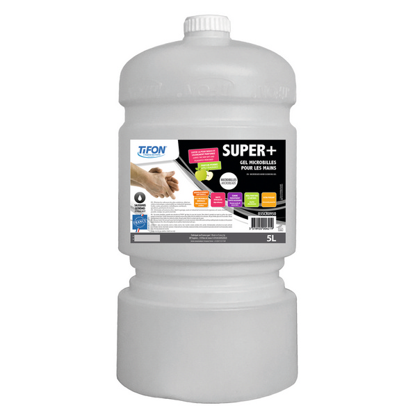 Super+ Reinigungsgel Gelb, Apfel, mit Microperlen Kartusche 5L - Webstar - Hygiene- und Verbrauchsartikel - Medizin- und Pflegeprodukte - Articles d’hygiène et consommables - Produits médicaux et de soins