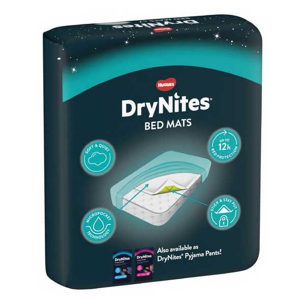 Huggies DryNites Matratzenschutz weiss, 88 x 78 cm 4 x 7 Stück - Webstar - Hygiene- und Verbrauchsartikel - Medizin- und Pflegeprodukte - Articles d’hygiène et consommables - Produits médicaux et de soins