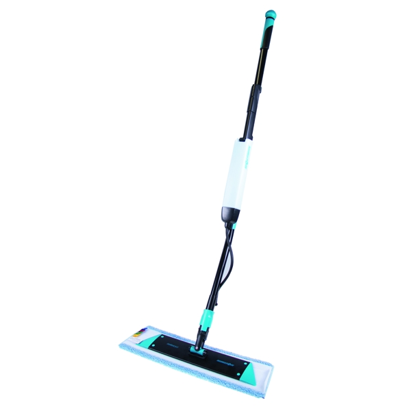 Spraymopp "Carabao" Starterset blau/schwarz 120 x 17 cm - Webstar - Hygiene- und Verbrauchsartikel - Medizin- und Pflegeprodukte - Articles d’hygiène et consommables - Produits médicaux et de soins