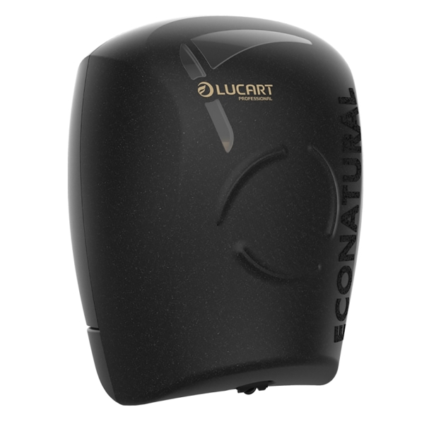 Lucart Eco Natural Flow Toilettenpapierspender Mini Jumbo Kunststoff, H: 264 B: 202 T: 202 mm, abschliessbar, mit Sichtfenster erhältlich mit Leihspendervertrag (es können Servicegebühren anfallen) schwarz - Webstar - Hygiene- und Verbrauchsartikel - Medizin- und Pflegeprodukte - Articles d’hygiène et consommables - Produits médicaux et de soins