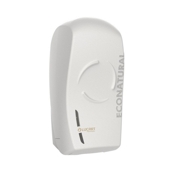 Lucart Eco Flow Natural Spender für Einzelblatt-Toilettenpapier Kunststoff, H: 328 B: 165 T: 138 mm, abschliessbar, mit Sichtfenster erhältlich mit Leihspendervertrag (es können Servicegebühren anfallen) weiss - Webstar - Hygiene- und Verbrauchsartikel - Medizin- und Pflegeprodukte - Articles d’hygiène et consommables - Produits médicaux et de soins