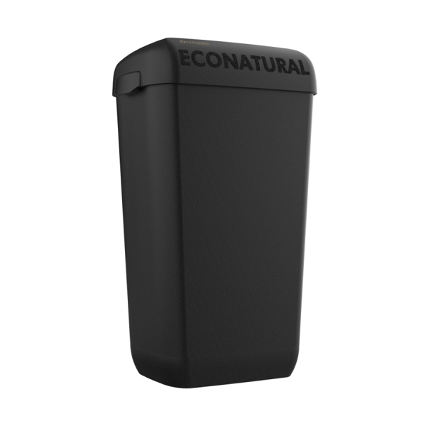 Lucart Abfallbehälter – Eco Natural Flow 23 Liter, noir, mit Wandhalterung, Kunststoff erhältlich mit Leihspendervertrag (es können Servicegebühren anfallen) 558 x 345 x 230 mm - Webstar - Hygiene- und Verbrauchsartikel - Medizin- und Pflegeprodukte - Articles d’hygiène et consommables - Produits médicaux et de soins
