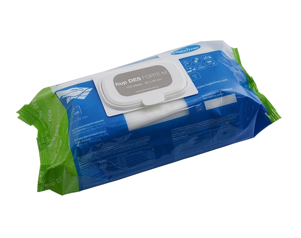 hup DES FORTE M Desinfektionstücher 100 Wipes/Soft Pack - Webstar - Hygiene- und Verbrauchsartikel - Medizin- und Pflegeprodukte - Articles d’hygiène et consommables - Produits médicaux et de soins