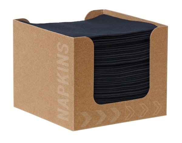 BioDunisoft Serviette braun / schwarz 20 x 20 cm - Webstar - Hygiene- und Verbrauchsartikel - Medizin- und Pflegeprodukte - Articles d’hygiène et consommables - Produits médicaux et de soins