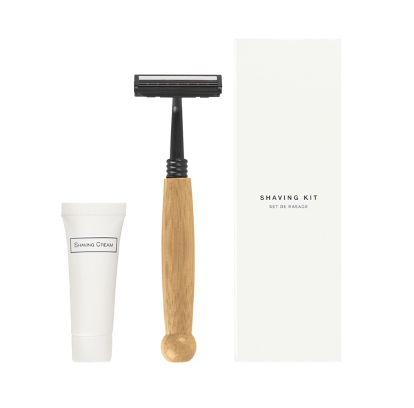 Rasierset Ecoclassic Kartonage, Inh. Ra- sierer/Bambusgriff, 7ml Rasierschaum - Webstar - Hygiene- und Verbrauchsartikel - Medizin- und Pflegeprodukte - Articles d’hygiène et consommables - Produits médicaux et de soins