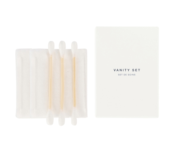 Vanityset EcoClassic 3Stk. Wattestäbchen 3Stk. Wattepads in Karton - Webstar - Hygiene- und Verbrauchsartikel - Medizin- und Pflegeprodukte - Articles d’hygiène et consommables - Produits médicaux et de soins