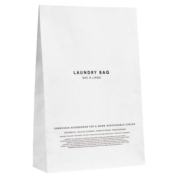 Wäschebeutel aus Papier, weiss