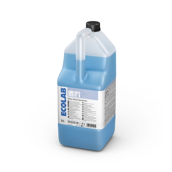 MAXX Brial Synbiotic Multi- Oberflächenreiniger charakterischer Geruch, blau, flüssig, pH: 7 Synbiotischer Multi-Oberflächenreiniger mit einer einzigartigen Rezeptur, die gezielt Allergene und organische Verschmutzungen auf Oberflächen in öffentlichen Bereichen abbaut. 5 Liter, Konzentrat - Webstar - Hygiene- und Verbrauchsartikel - Medizin- und Pflegeprodukte - Articles d’hygiène et consommables - Produits médicaux et de soins