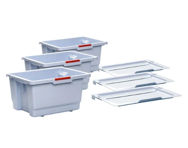 StarterKit 3x Moppbox mit Deckel