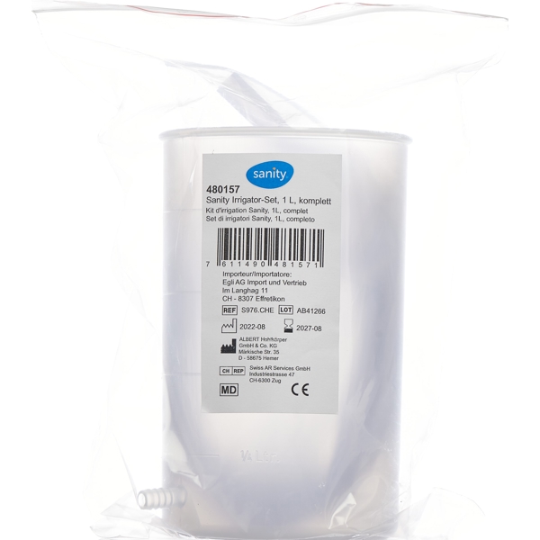 Sanity Irrigator komplett 1l - Webstar - Hygiene- und Verbrauchsartikel - Medizin- und Pflegeprodukte - Articles d’hygiène et consommables - Produits médicaux et de soins