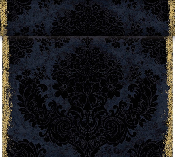 Dunicel Tischläufer Tête-à-Tête royal black 40 cm x 24 m - Webstar - Hygiene- und Verbrauchsartikel - Medizin- und Pflegeprodukte - Articles d’hygiène et consommables - Produits médicaux et de soins