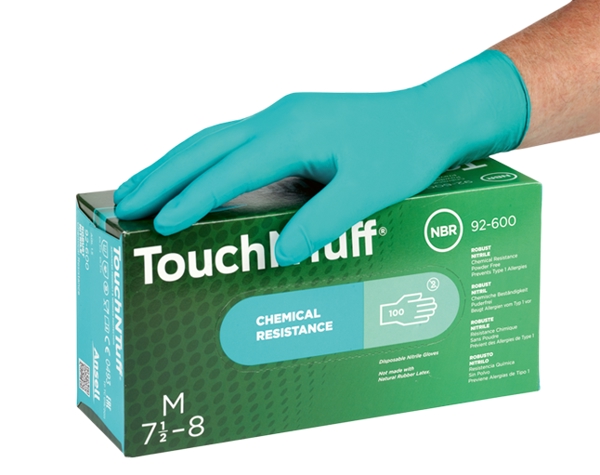 Chemiehandschuh TouchNTuff 92-600 grün Gr. 8.5-9 (L) - Webstar - Hygiene- und Verbrauchsartikel - Medizin- und Pflegeprodukte - Articles d’hygiène et consommables - Produits médicaux et de soins
