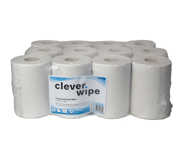 Papierwischtücher Mini Clever Wipe