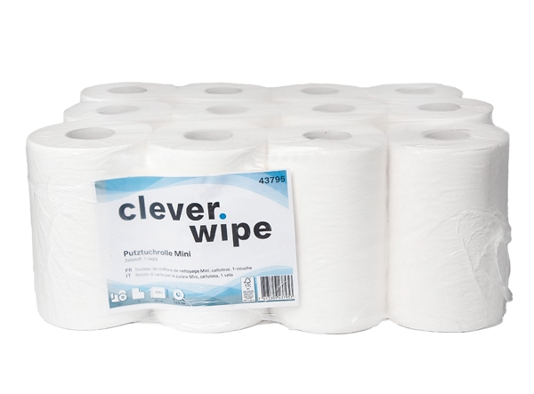 Papierwischtücher Mini Clever Wipe