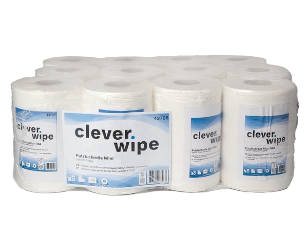 Papierwischtücher Mini Clever Wipe