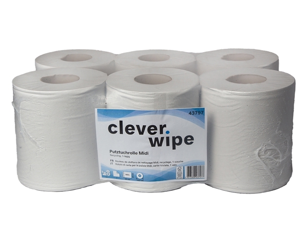 Papierwischtücher Midi Clever Wipe