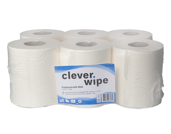 Papierwischtücher Midi Clever Wipe