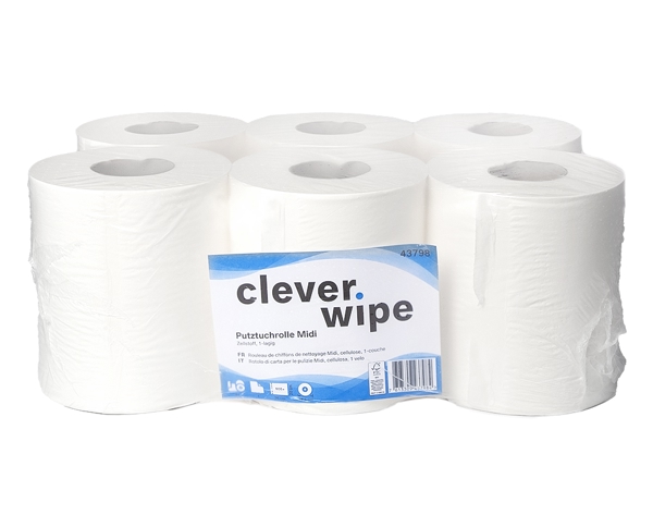 Papierwischtücher Midi Clever Wipe