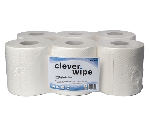 Papierwischtücher Midi Clever Wipe