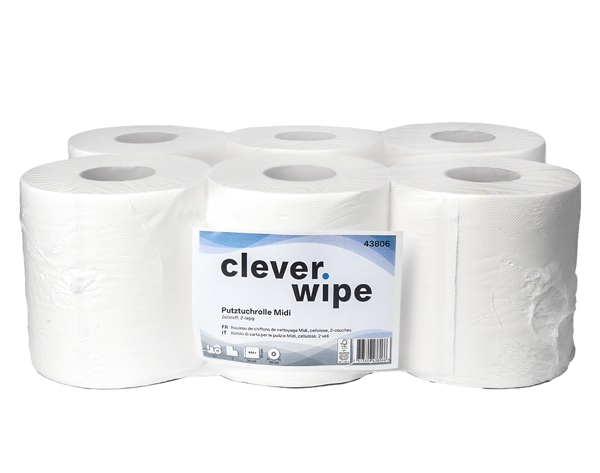Papierwischtücher Midi Clever Wipe