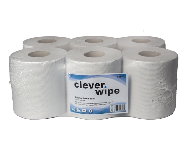 Papierwischtücher Midi Clever Wipe