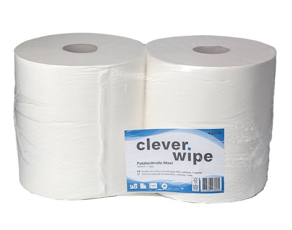 Papierwischtücher Maxi Clever Wipe
