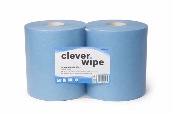 Papierwischtücher Maxi Clever Wipe