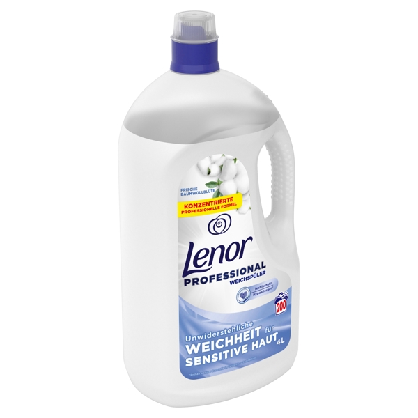 Lenor Professional Weichspüler frische Baumwollblüte 200 WL