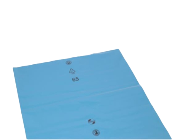 Kehrichtsäcke Premium ohne Verschlussband 120 Liter, LD-PE, blau 700 x 1100 mm, 0,15 mm - Webstar - Hygiene- und Verbrauchsartikel - Medizin- und Pflegeprodukte - Articles d’hygiène et consommables - Produits médicaux et de soins