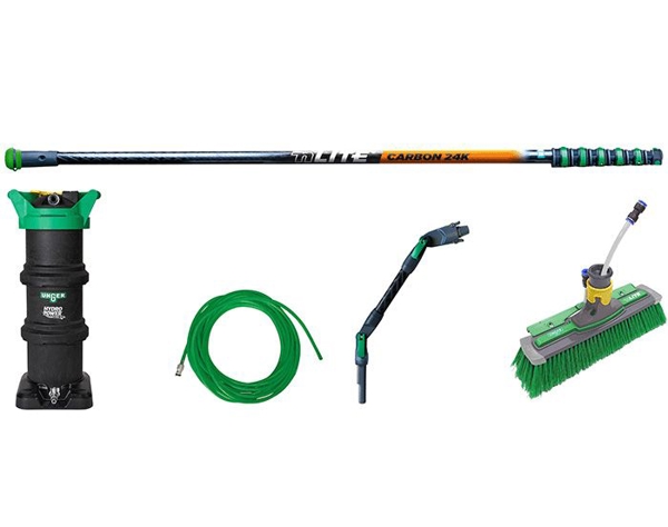 Unger HydroPower®Ultra Experten Set L 5-teilig schwarz grün - Webstar - Hygiene- und Verbrauchsartikel - Medizin- und Pflegeprodukte - Articles d’hygiène et consommables - Produits médicaux et de soins