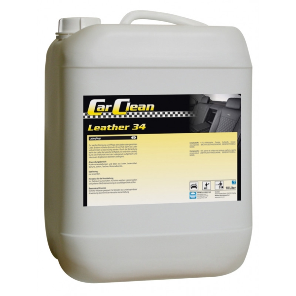 CarClean Lederpflege parfümiert, weiss, flüssig, pH: 7 10 Liter - Webstar - Hygiene- und Verbrauchsartikel - Medizin- und Pflegeprodukte - Articles d’hygiène et consommables - Produits médicaux et de soins