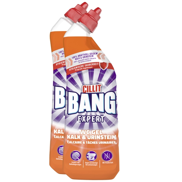 Cillit Bang WC Kraft Gel Kalk und Urinstein