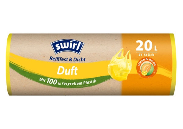 Einlagebeutel 20lt mit Tragegriff gelb, Lemon-Melon 480x480mm 25 Säcke - Webstar - Hygiene- und Verbrauchsartikel - Medizin- und Pflegeprodukte - Articles d’hygiène et consommables - Produits médicaux et de soins