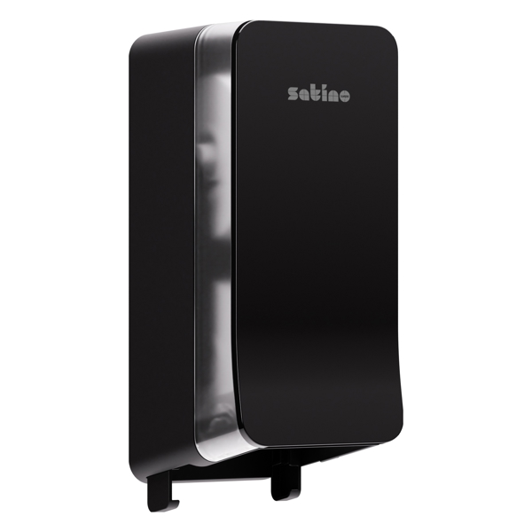 Satino System Doppelrollen Toilettenpapierspender - JT3 System Kunststoff, B: 147 T: 177 H: 379 mm, mit Sichtfenster erhältlich mit Leihspendervertrag (es können Servicegebühren anfallen) Schwarz - Webstar - Hygiene- und Verbrauchsartikel - Medizin- und Pflegeprodukte - Articles d’hygiène et consommables - Produits médicaux et de soins