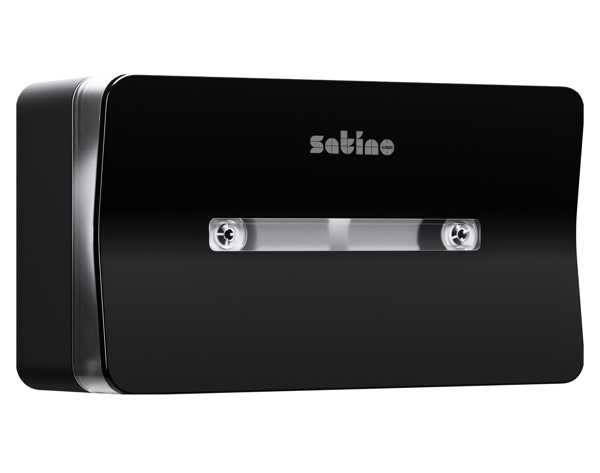 Satino Jumbo Doppel Toilettenpapierspender Centerfeed - CF2 System Kunststoff, B: 411 T: 145 H: 228 mm, mit Sichtfenster erhältlich mit Leihspendervertrag (es können Servicegebühren anfallen) Schwarz - Webstar - Hygiene- und Verbrauchsartikel - Medizin- und Pflegeprodukte - Articles d’hygiène et consommables - Produits médicaux et de soins