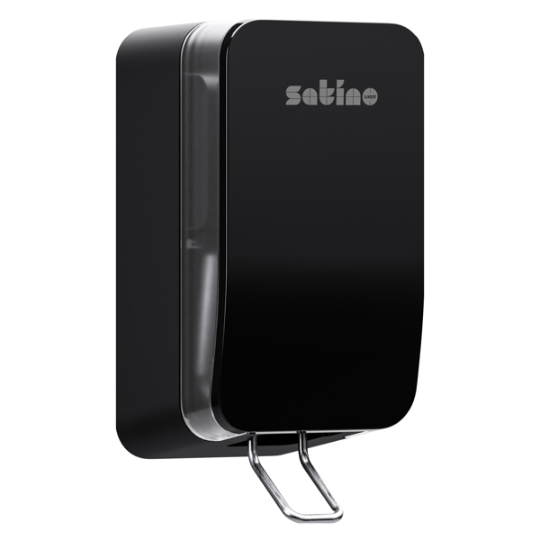 Satino Hyginity Clean&Care 500 Seifenspender - SF2 System Kunststoff: B: 122 T: 118 H:261 mm erhältlich mit Leihspendervertrag (es können Servicegebühren anfallen) schwarz - Webstar - Hygiene- und Verbrauchsartikel - Medizin- und Pflegeprodukte - Articles d’hygiène et consommables - Produits médicaux et de soins