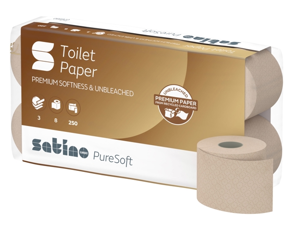 Satino PureSoft Toilettenpapier Kleinrollen - MT1 System