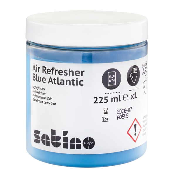 Satino Duftdose für Lufterfrischer - AR1 System Dose à 225 ml Blue Atlantic, blau - Webstar - Hygiene- und Verbrauchsartikel - Medizin- und Pflegeprodukte - Articles d’hygiène et consommables - Produits médicaux et de soins