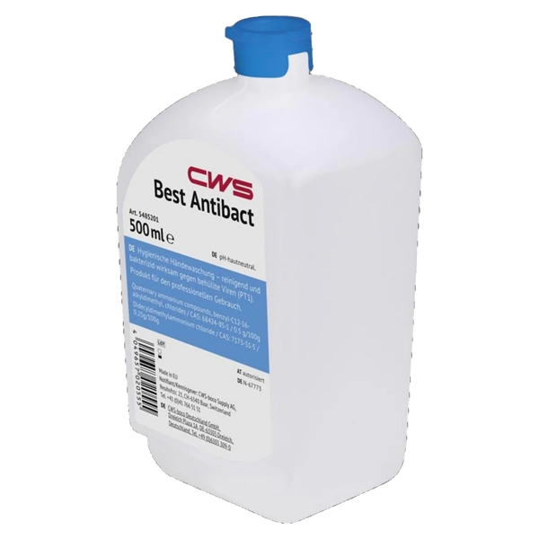 CWS Seife Best Antibact Ohne Alkohol 500ml - Webstar - Hygiene- und Verbrauchsartikel - Medizin- und Pflegeprodukte - Articles d’hygiène et consommables - Produits médicaux et de soins