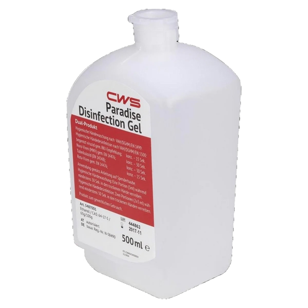 CWS Desinfektionsgel Paradise 500 ml - Webstar - Hygiene- und Verbrauchsartikel - Medizin- und Pflegeprodukte - Articles d’hygiène et consommables - Produits médicaux et de soins